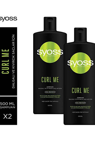 Syoss Curl Me Şampuan 500 Ml X 2 Adet