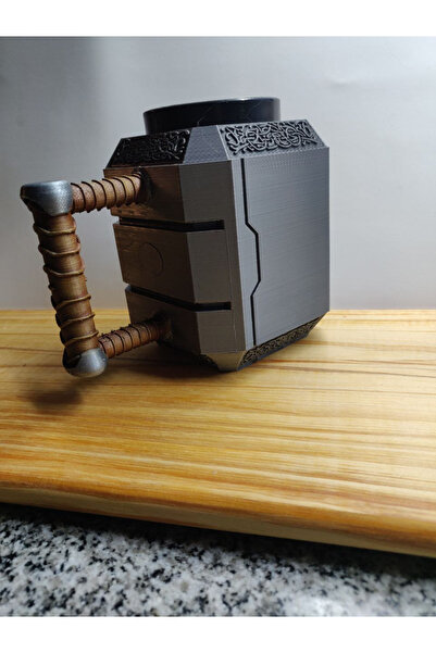 TuransoyCraft Marvel Thor Çekici Bardak Standı Thor Mjolnir Bardak Tutucu