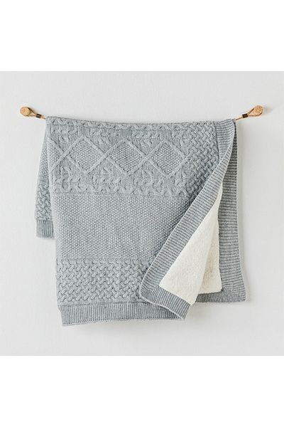 andywawa Knitwear Baby Blanket 95x85 Cm