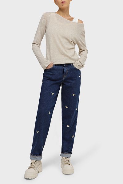 Navy blue armani jeans clearance