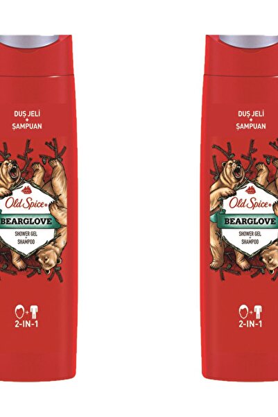 Old Spice Duş Jeli & Şampuan 400 Ml Bearglove 2 Adet