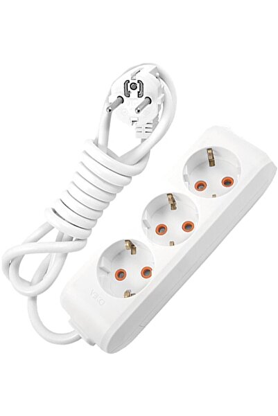 VİKO Viko Multi-Let 3 Lü 3 X 1,5 Mm Ttr 10 Metre Uzatma Kablosu Seyyar Uzatma...