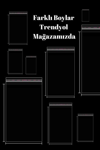 Dekals 25 Adet 28x35 Bantlı Çeyiz Poşeti Şeffaf Jelatin Poşet Parlak Poşet Çeyiz Paketi