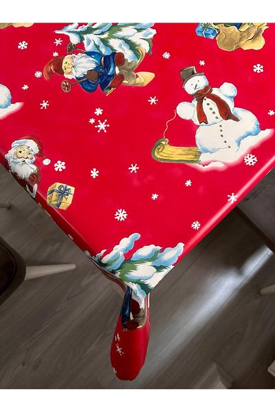 LİMAY TABLE COVER 1stCLASS PVC / Christmas Themed / WIPEABLE / WASHABLE