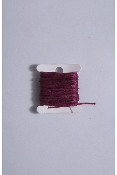Eskişehir hobi sanat Σκούρο Φούξια Χρώμα 1,0 mm 5 μέτρα κερωμένο σχοινί Στάγδην Δερμάτινο κολιέ με κλωστή ραπτικής Σχέδιο κοσμήματος Σχοινάκι βραχιολιών