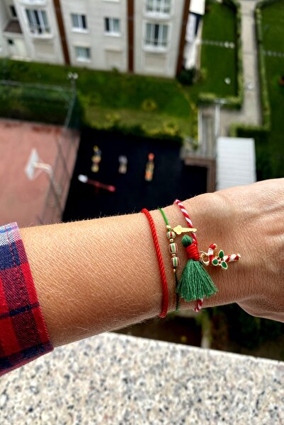 Shepidi 3-Piece Handmade Key Candy Figured Marteniçka Lucky Bracelet