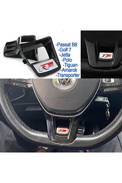 GCP German Car Parts شارة عجلة القيادة Rline - Passat B8، Golf 7، Jetta Mk6، ...