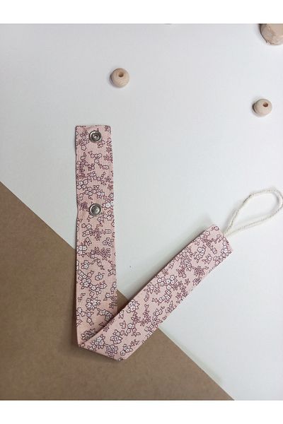 sbbaby Baby Pacifier Strap Poplin Pacifier Chain with Wooden Clip
