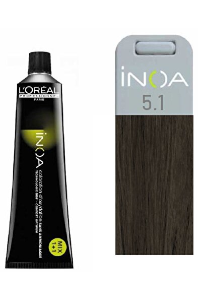 İNOA Inoa Oksidansız Alkolsüz Saç Boyası 5.0 Açık Kahve 60 gr. ECBeauty.X100