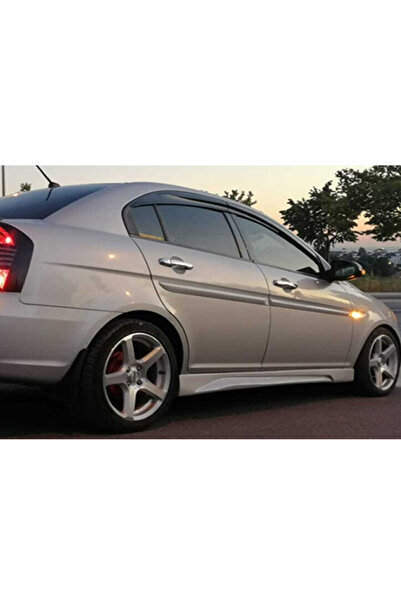 HasAkman Accent Era Yan Marşpiyel Seti Mat Siyah Plastik