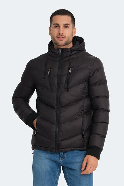 Slazenger Μαύρο ανδρικό παλτό