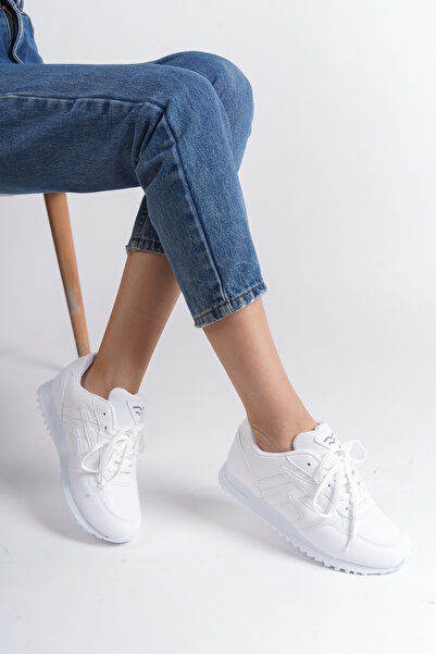 BAKGİY Beyaz Kadın Sneaker BG1053-101-0001