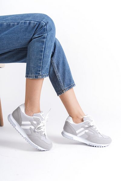 Moda Değirmeni Pantofort gri pentru femei BG1053-101-0001