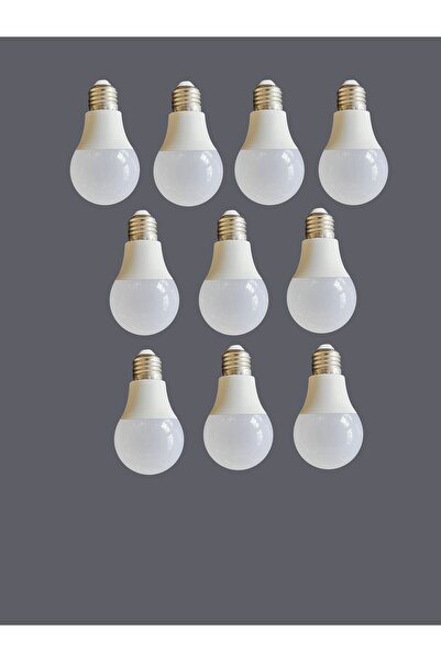 AVİZEVİ Avizevi Aydınlatma 10 Adet 9 Watt Beyaz Led Ampul