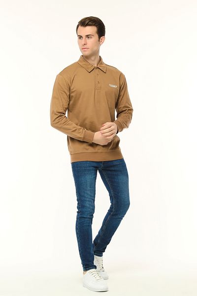 Owut Collection Ανδρικό μακρυμάνικο πόλο Classic Fit