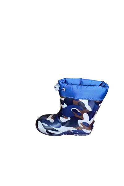 FİFTY5 Çocuk Plastik Yünlü Yağmur Çizmesi