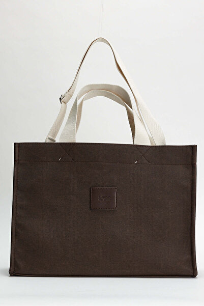 ALTUDA Geantă mare de pânză cu curea de umăr pentru femei