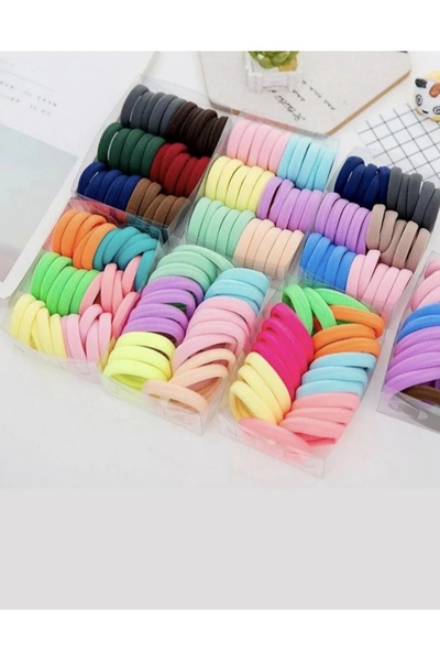 MAKSESUAR مجموعة إبزيم منشفة مطاطية للسيدات مكونة من 50 قطعة