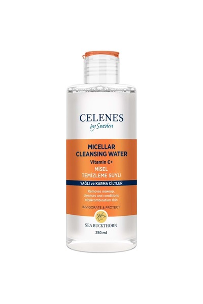 Celenes By Sweden Sea Buckthorn Misel Temızleme Suyu400 ml Yağlı - Karma