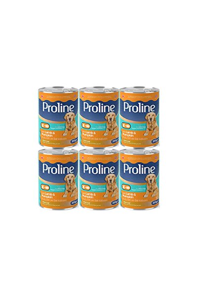 Pro Line Proline Kuzu Etli ve Bal Kabaklı Yetişkin Köpek Konservesi 395 Gr*6 Adet