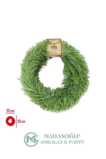 LEVA Yılbaşı Duvar Şömine Masa Dükkan Süslemeri 270 - 160 - 24 cm Çam GARLAND