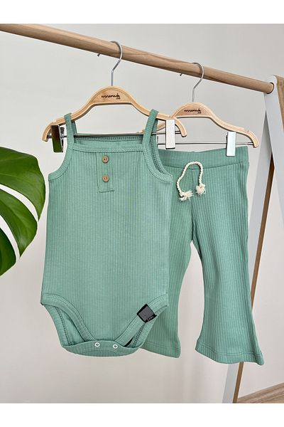 BABY COOL Strappy Spanish Leg Set - Green
