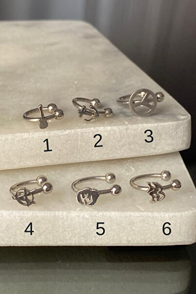 Jaida Moda Unisex 316l Cerrahi Çelik Helix Piercing