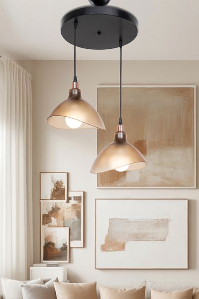 AG LightDesign Honey Color Pendant Lamp Chandelier Bedroom Living Room Kitchen Corridor Lamp