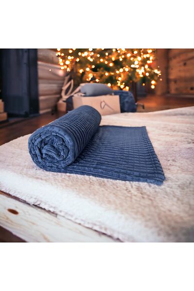 MORDRY Double Corded Blanket, TV Blanket
