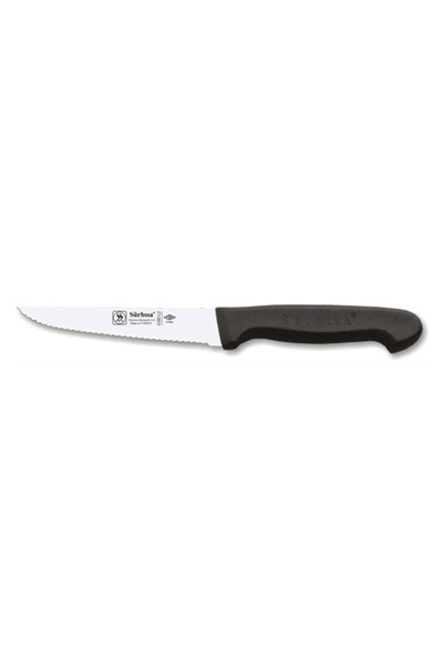 Sürbisa 61005-LZ Biftek Bıçağı (Steak) Sebze Bıçağı Tırtıklı Siyah Renk