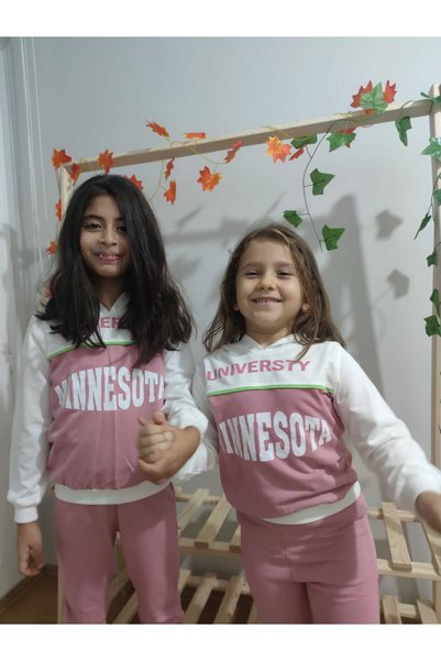 Nisankids 3/6 YAŞ KIZ TAKIM KAPÜŞONLU