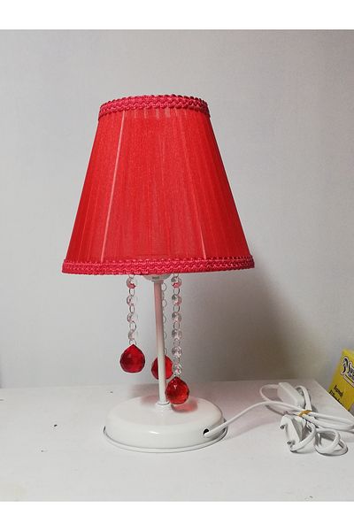 TEKAY AYDINLATMA Red topstone bedroom lampshade