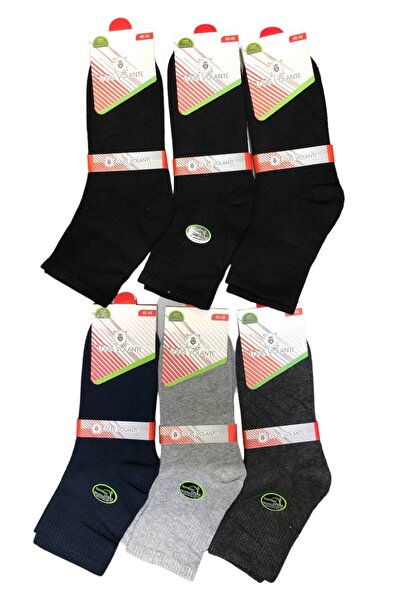 Louis Volante Erkek Termal Havlu Bambu Kışlık Orta Konç Dikişsiz 6 Çift