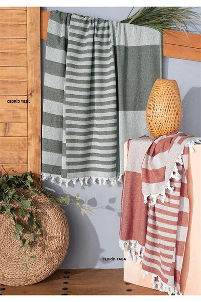 Sarev Cedric Tan Knee Blanket - 130*170 Cm Sofa Shawl