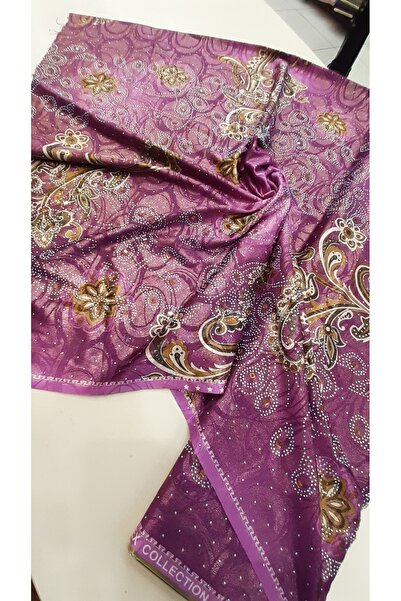 Safir Kumaş Etnik Yöresel Taş İşlemeli Dantel 2 metre