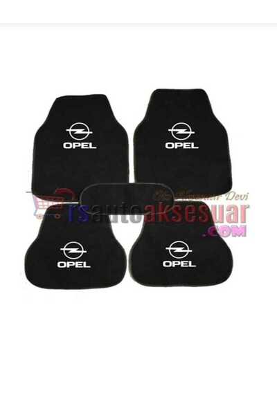 MR OPEL CORSA LOGOLU SİYAH HALI PASPAS