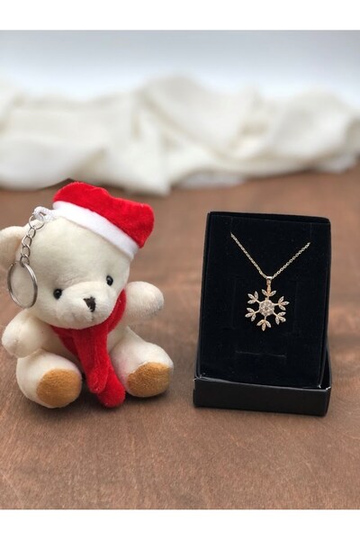 Masalsı Concept En Güzel Hediyesi ve Şık Yılbaşı Setleri Kolye ve Ayıcık anah...