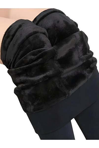 AFA Colanți termice de iarnă Larosa de calitate neagră pentru femei