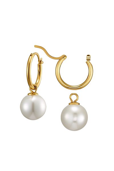 Heideman Creole mit Perle Herren Nikky goldfarben Basic