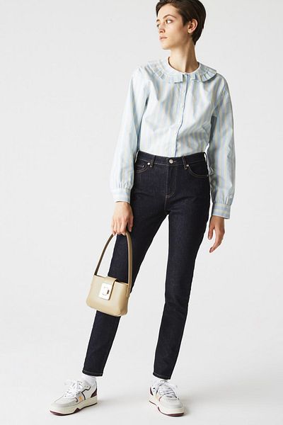 Lacoste Pantaloni RINSE BLUE Pentru Femei/Fete