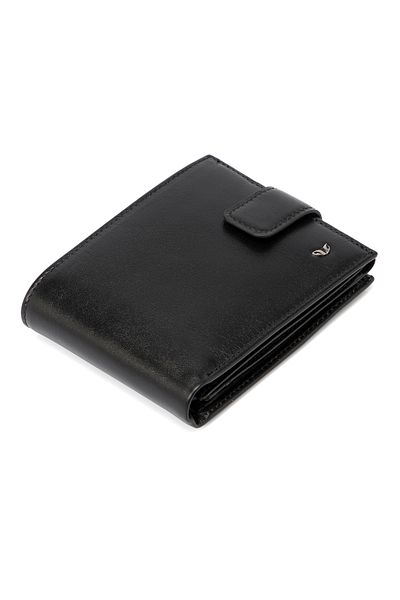 Tergan Black Leather Unisex Wallet 01638A97