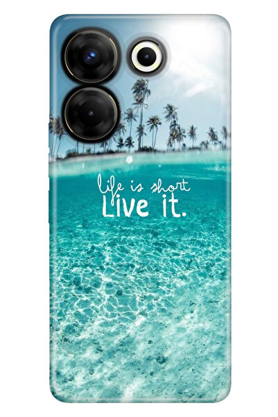 TECNO Camon 20 Pro 4g Uyumlu Kılıf Silikon Desenli Tam Koruma Resimli Kapak H...