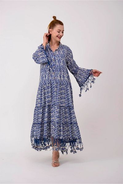 ZTO WOMEN'S AUTHENTIC FRING DETAIL DRESS