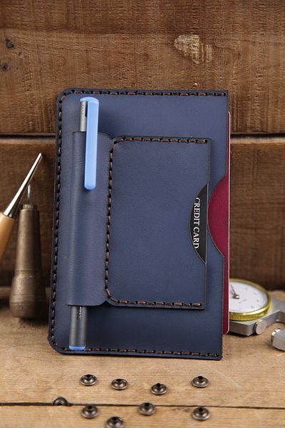 New Coast Leather 1900's Πορτοφόλι Unisex Passport από γνήσιο δέρμα