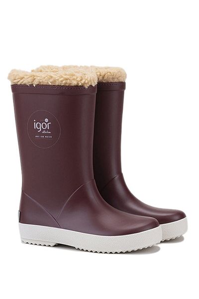 IGOR حذاء Splash Nautico Borreguito للأطفال باللون الأحمر W10207-ıgr025