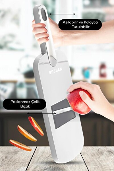 MUJGAN 5 Başlıklı Meyve Sebze Dilimleyici Şekilli Julyen Kesim