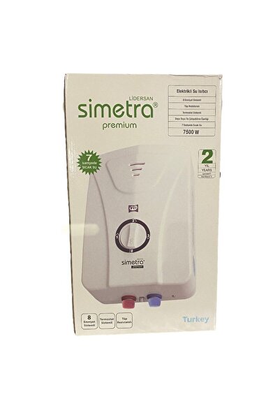 Simetra Premium Elektrikli Şofben Ani Su Isıtıcı 8 Emniyetli