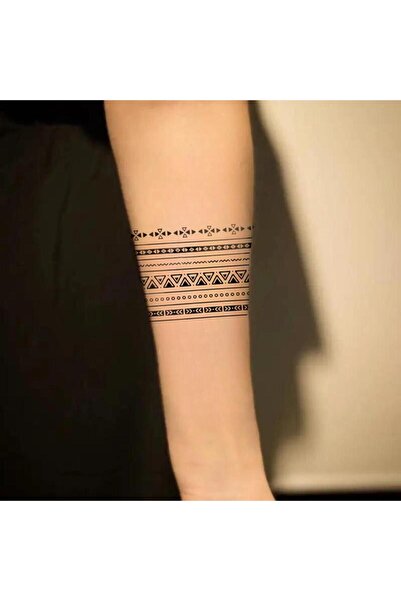 Mecit Tuhafiye PARMAK KOL İÇİN GEMETRİK ŞEKİLLER GEÇİCİ DÖVME