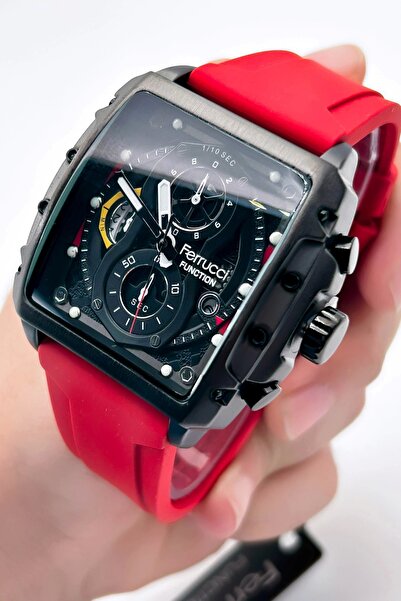 Ferrucci Function FCF.23001.02 Silikon Kordon Erkek Kol Saati