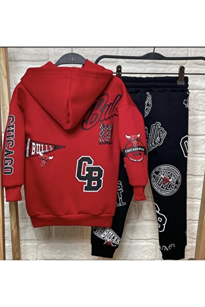 öykümgaleria Boy's Winter Hooded Top and Bottom Set